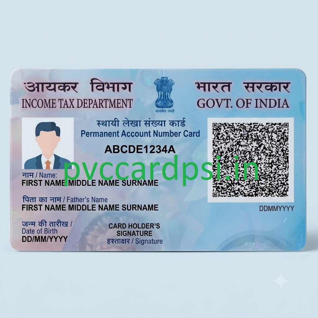 Pan card pvccarddpsi.in